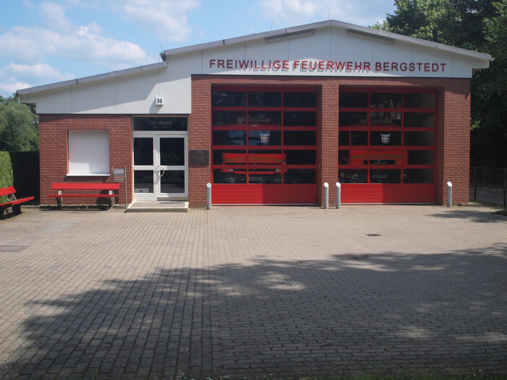 Das Feuerwehrgerätehaus der FF Bergstedt